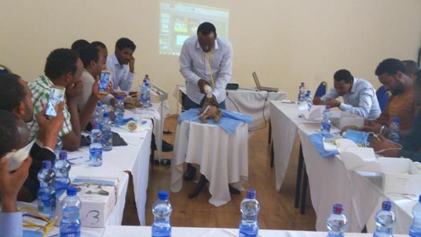 Picture of delegates at training